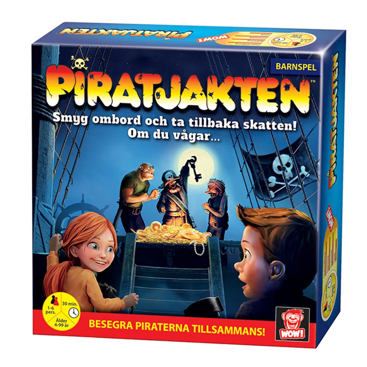 roliga spel för barn - piratjakten