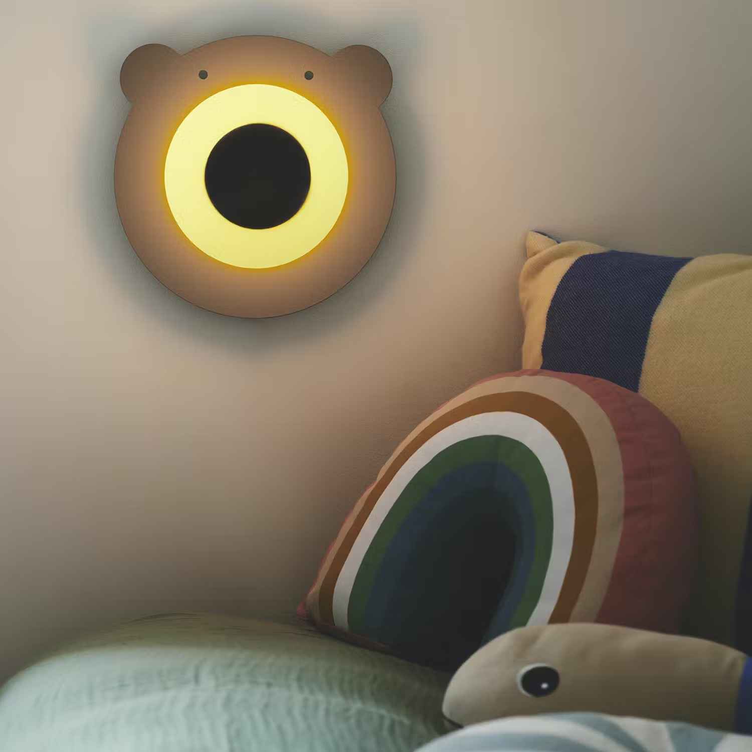 Inspiration barnrum - Vägglampa Bruna Bear
