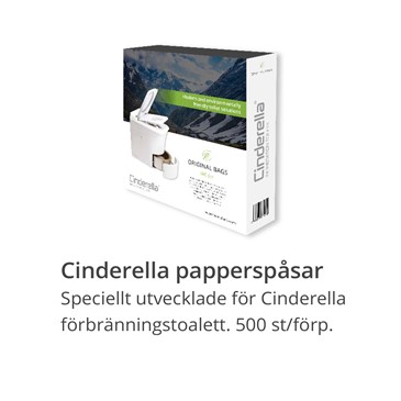 Cinderella förbränningstoalett återförsäljare