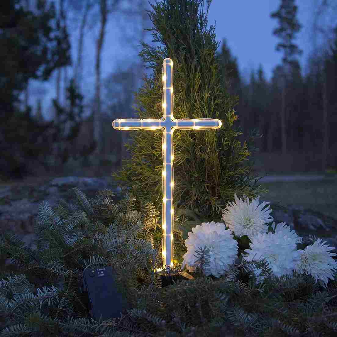 Gravljus i LED - Gravljus Star Trading GraveCross LED