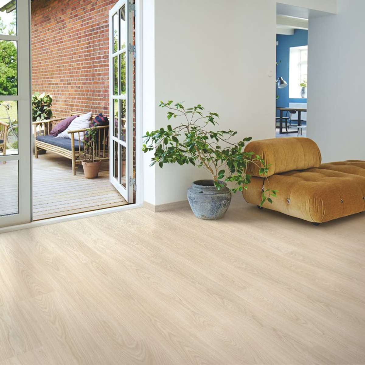 Bästa laminatgolvet - laminatgolv-pergo-perstorp-beige-sand-oak-1-stavs-golv-med-titanxt-advanced