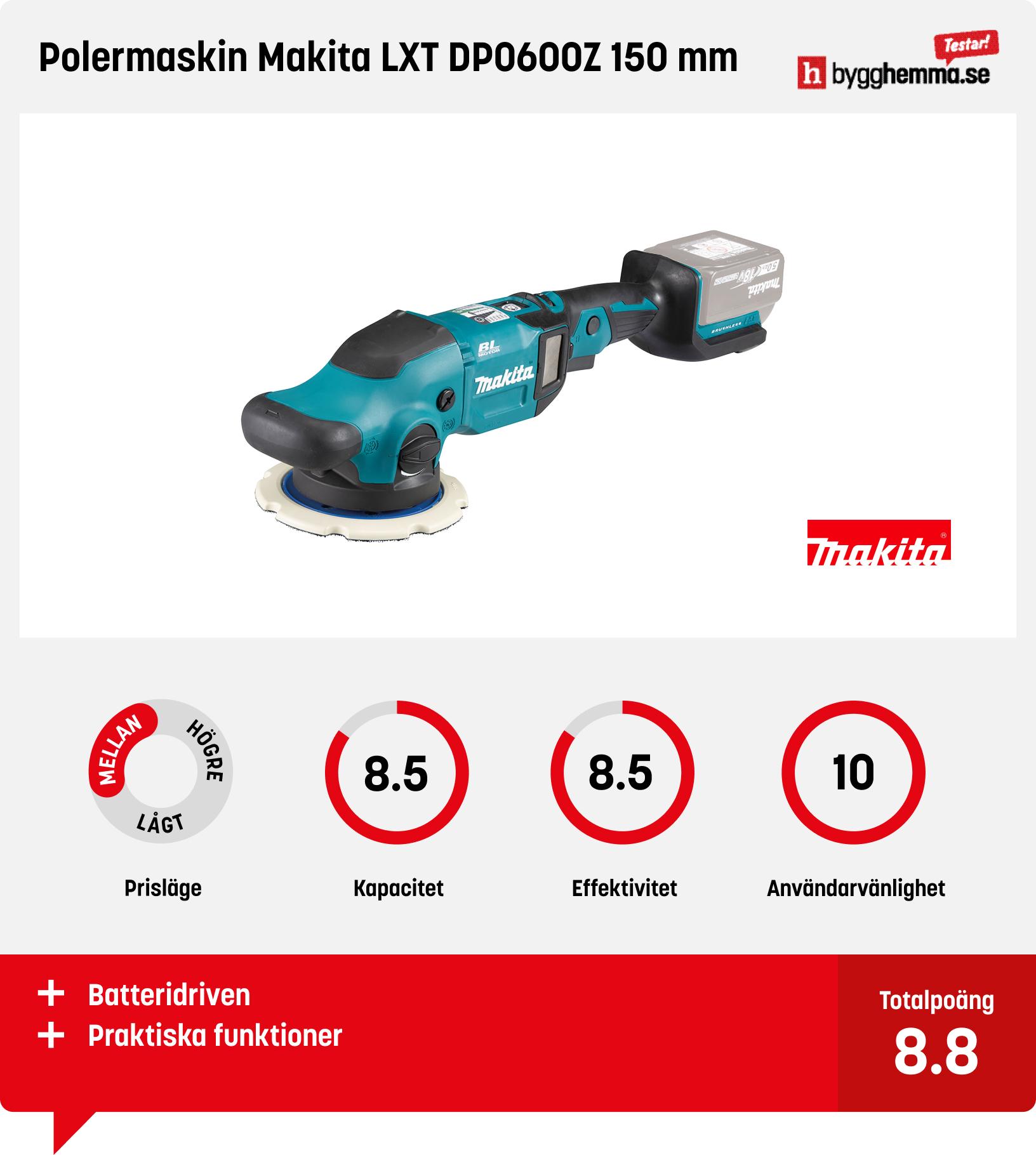 Polermaskin test
