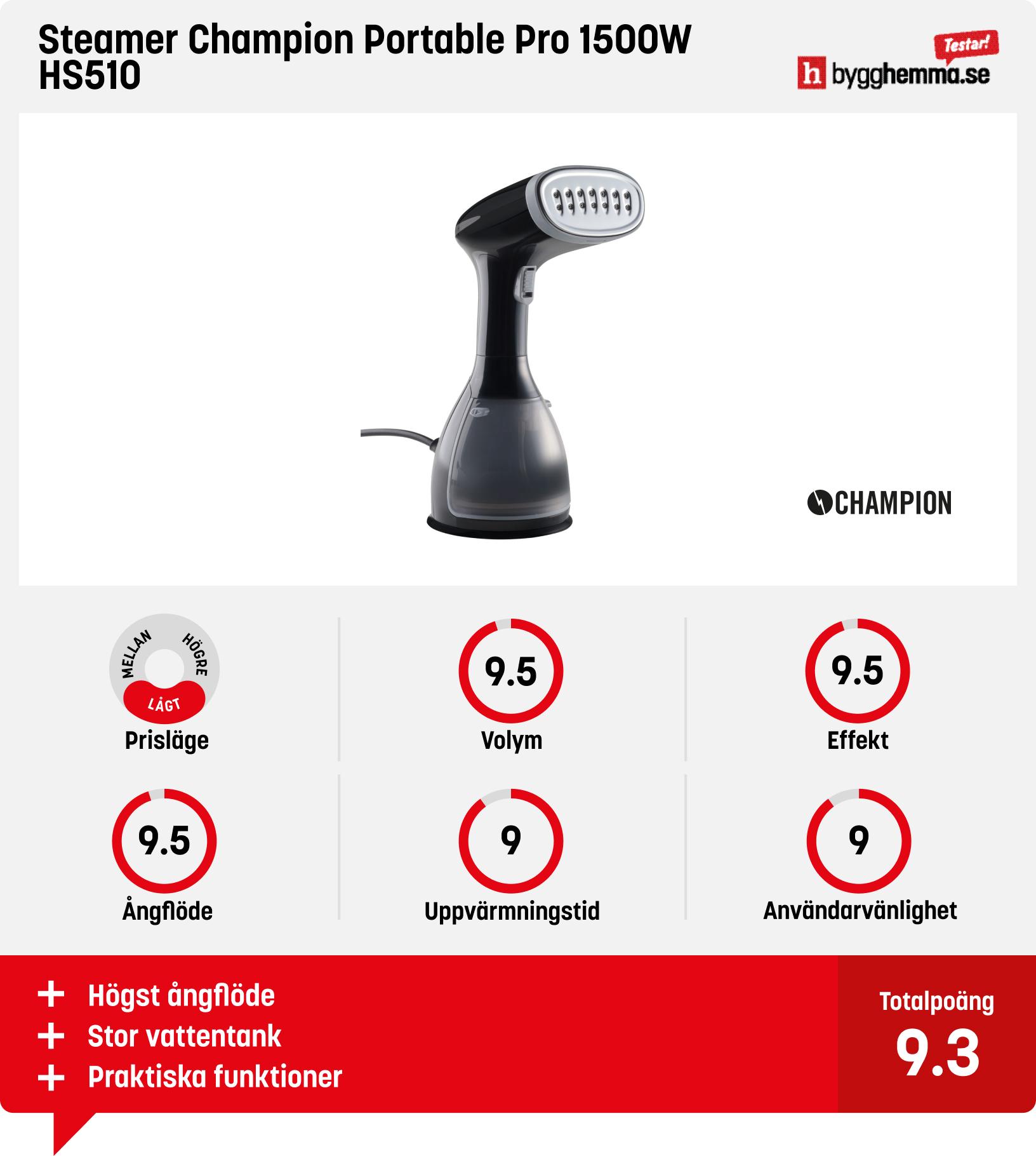 Steamer bäst i test