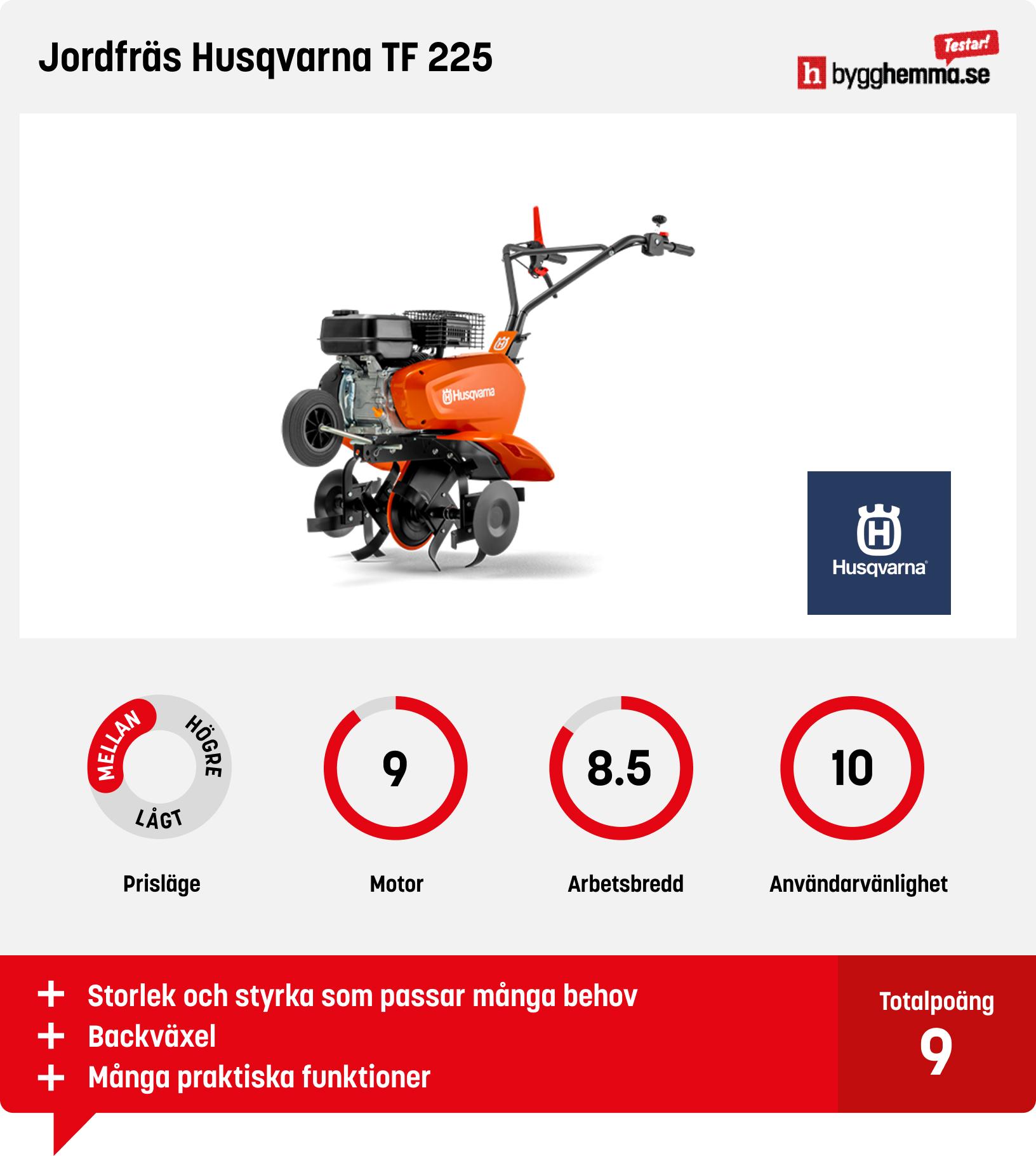 Jordfräs test