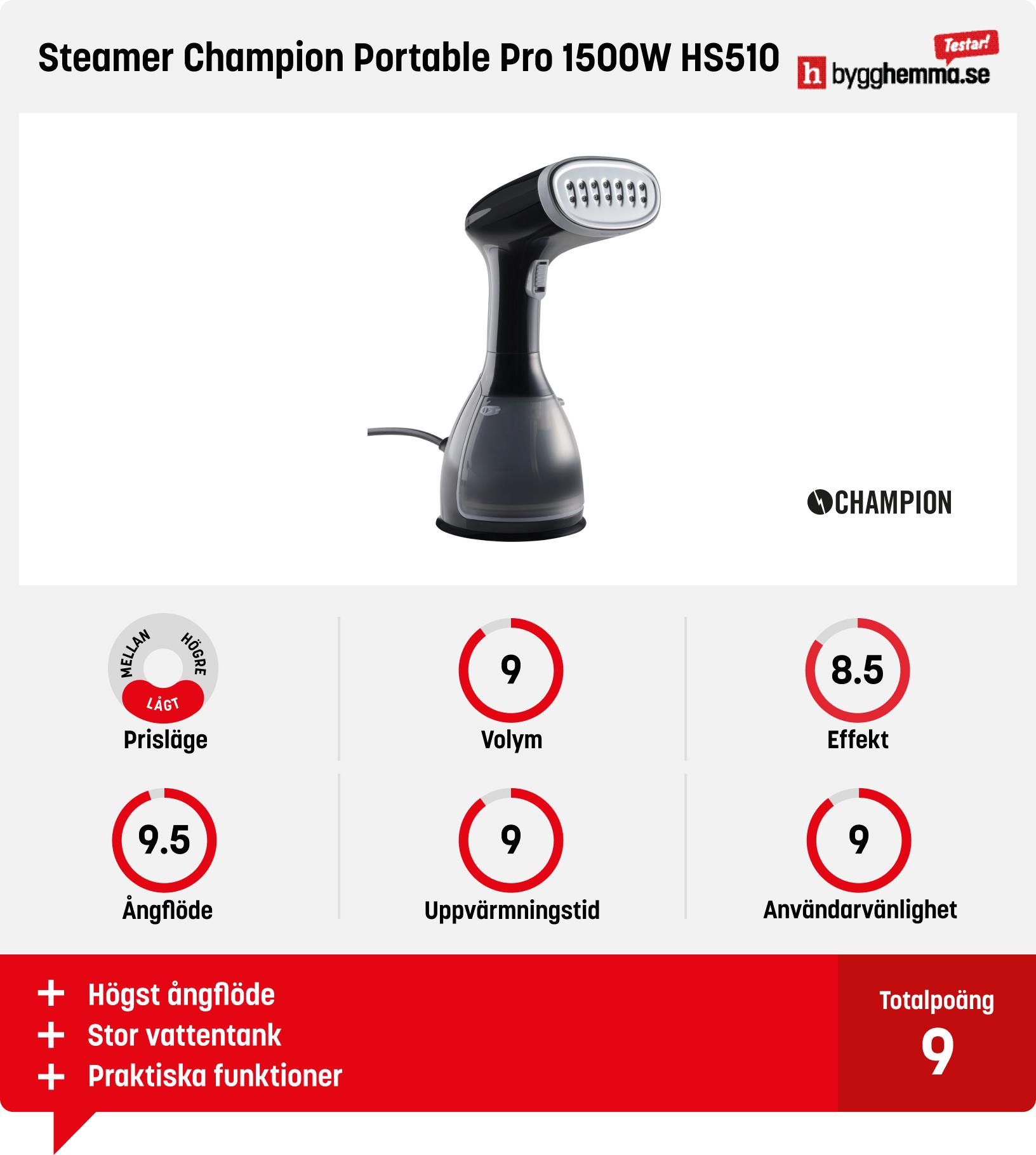 Steamer bäst i test