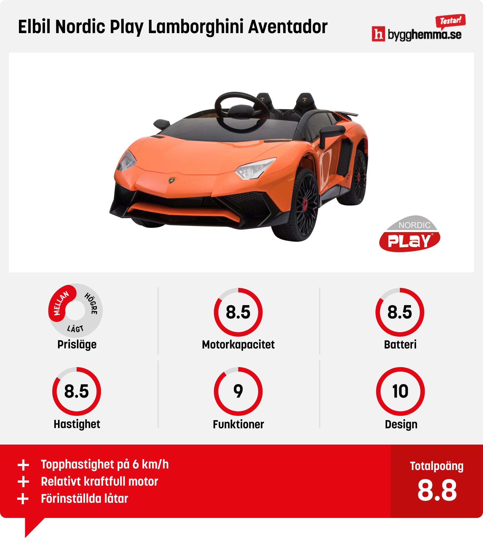 Elbil barn bäst i test