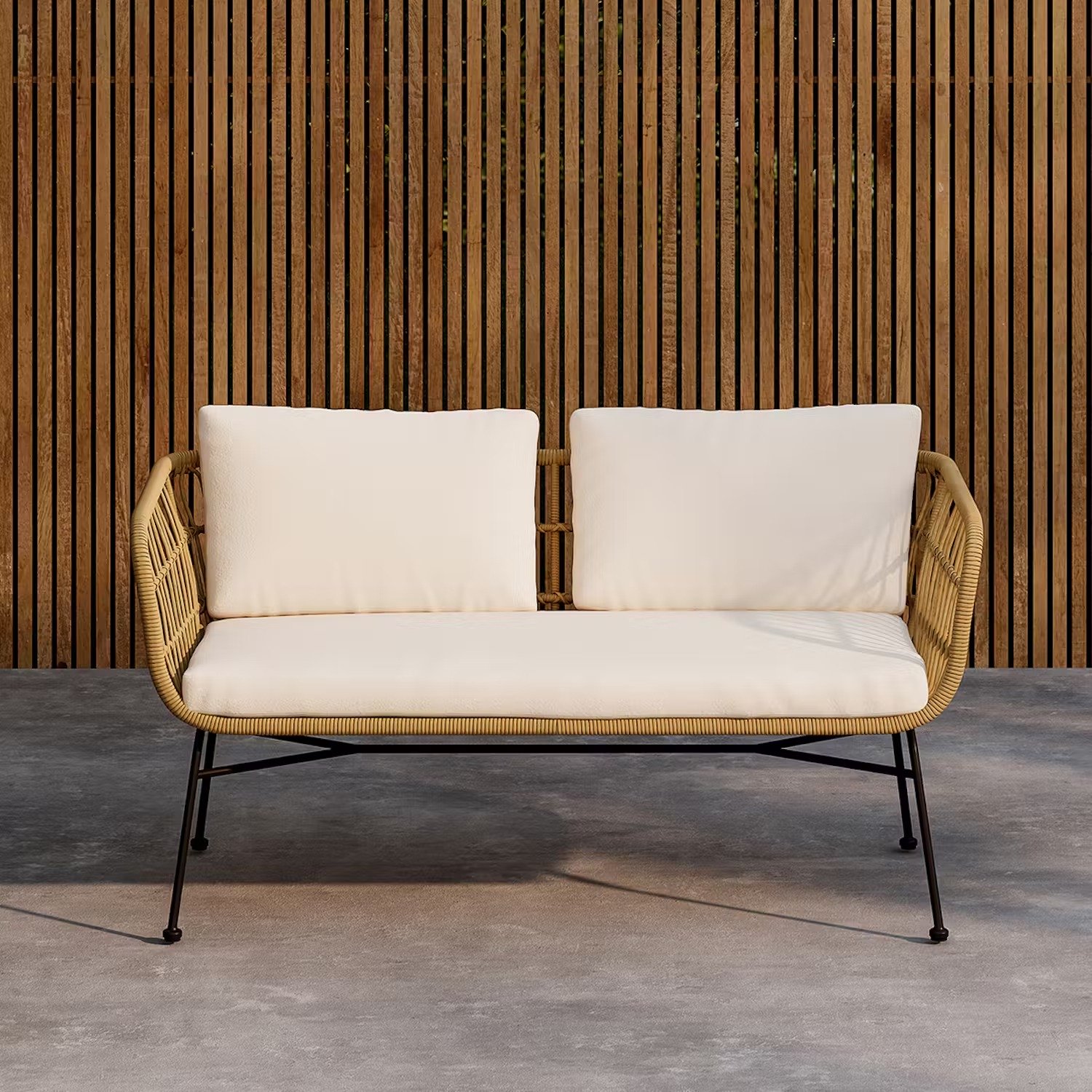 Liten soffa till balkongen