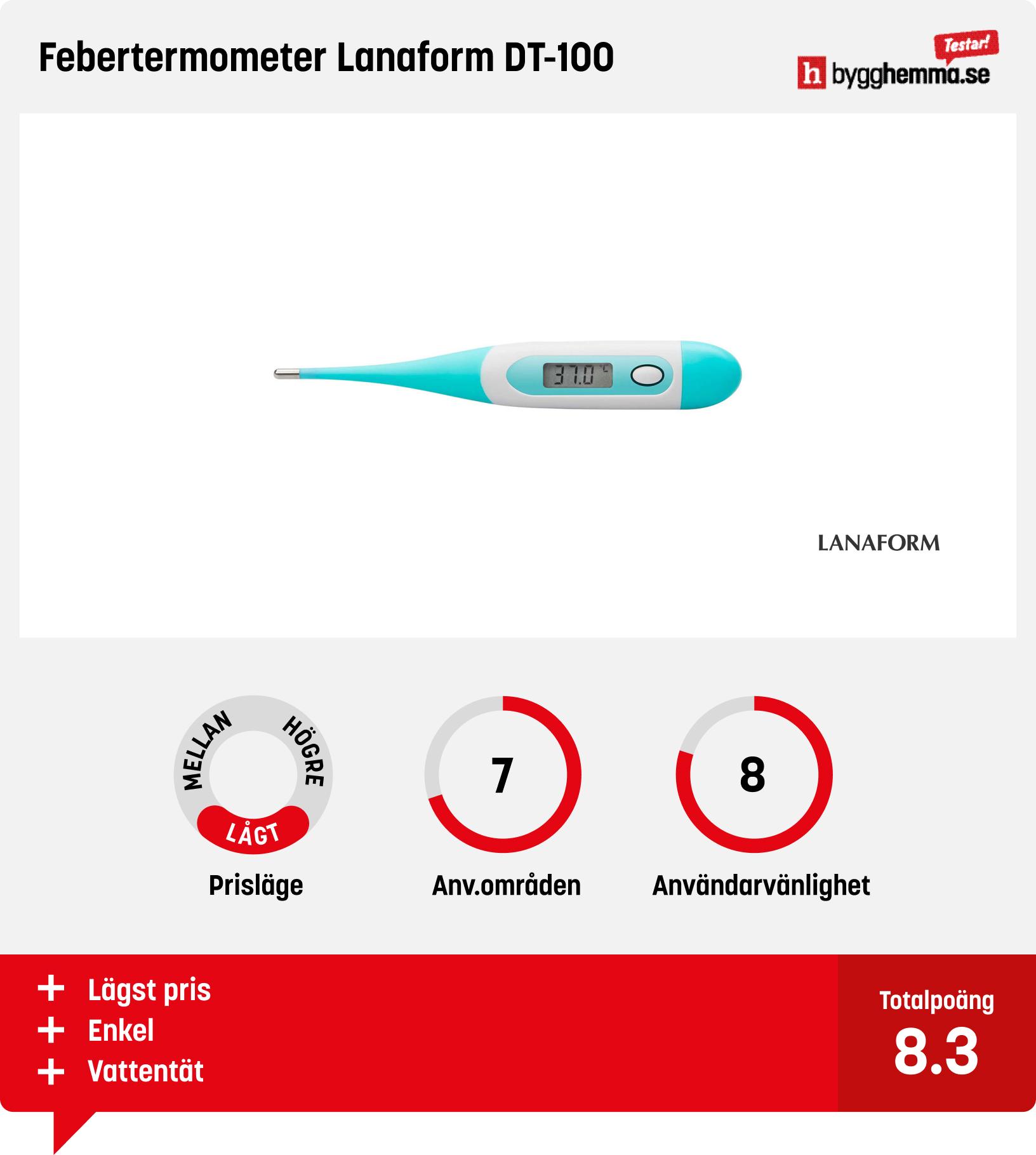 Febertermometer bäst i test
